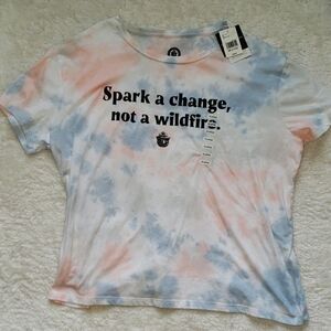 Tye dye graphic tee